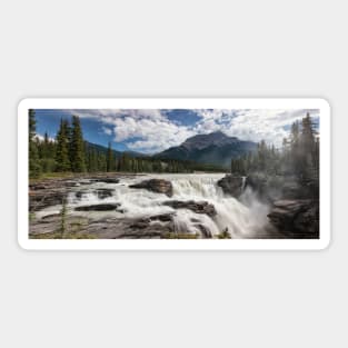 Roaring Athabasca Falls Sticker